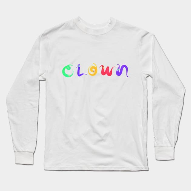 CLOWN Long Sleeve T-Shirt by le_onionboi